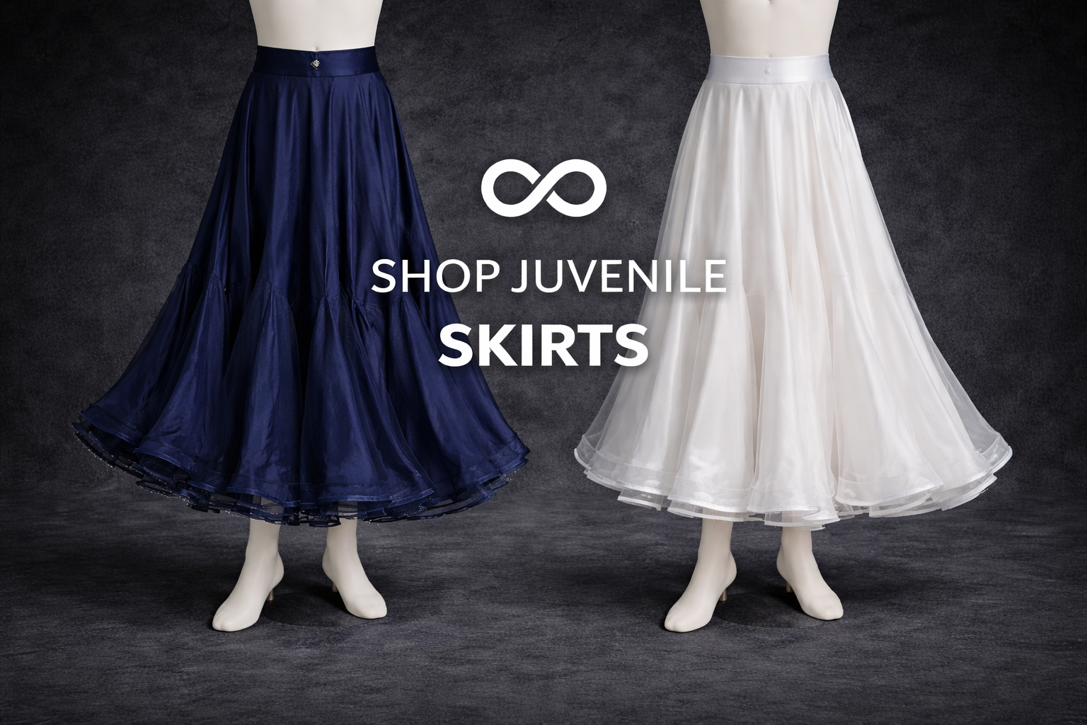 Juvenile Ballroom & Latin Dance Skirts