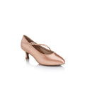 Freed of London Clara Satin Ballroom Shoe The Clara is a satin court shoe with a diagonal strap, diamante buckle and comfort lining. Wide Fit — Blackpool Dance Store