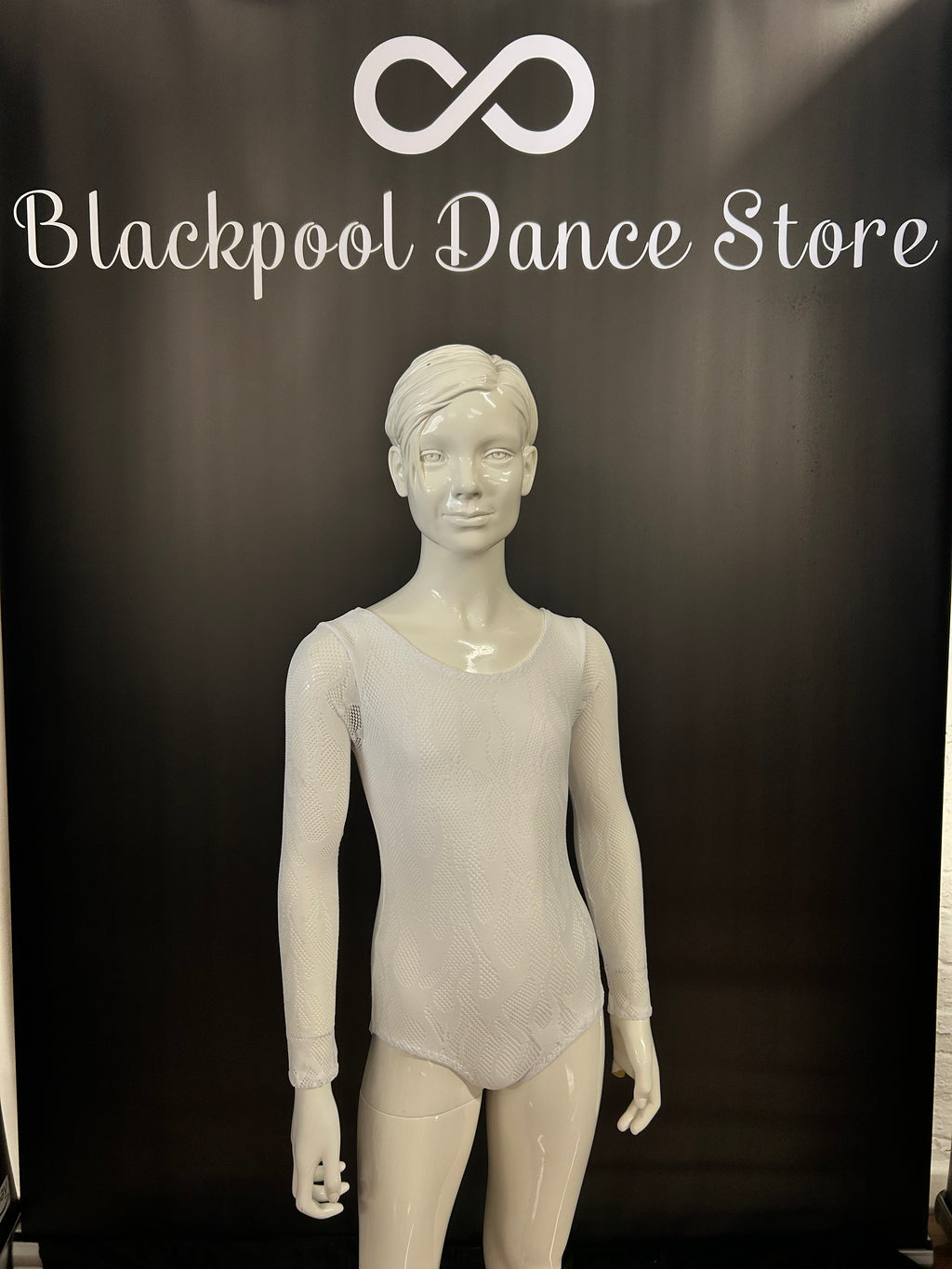 "Essentials" Flame Stretch Lace Leotard