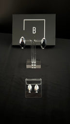 Navette Stud Earrings