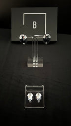 Oval Stud Earrings