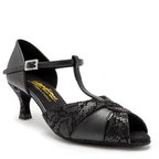 2002 - Black NotCalf/Black Snake Comfort Fit | International Dance Shoes — image 3