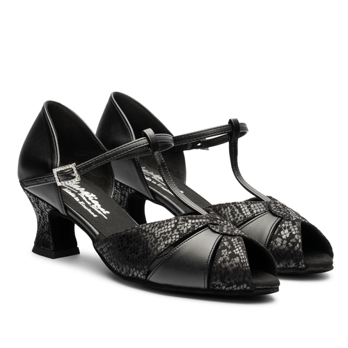 2002 - Black NotCalf/Black Snake Comfort Fit | International Dance Shoes — image 2