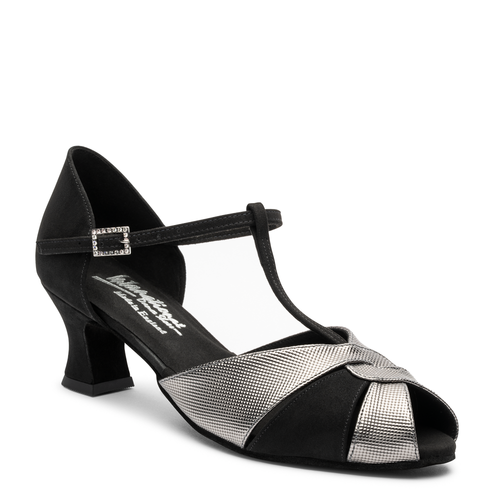 2002 - Black Nubuck/Steel Pixel Comfort Fit | International Dance Shoes — image 1