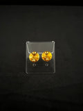 Round Stud Earrings