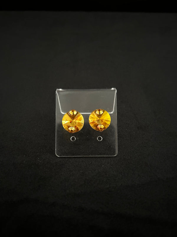 Round Stud Earrings