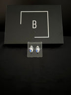 Navette Stud Earrings