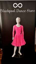 "Essentials" Flame Latin Stretch Lace Skirt