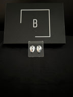 Pear Drop Stud Earrings