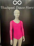 "Essentials" Flame Stretch Lace Leotard