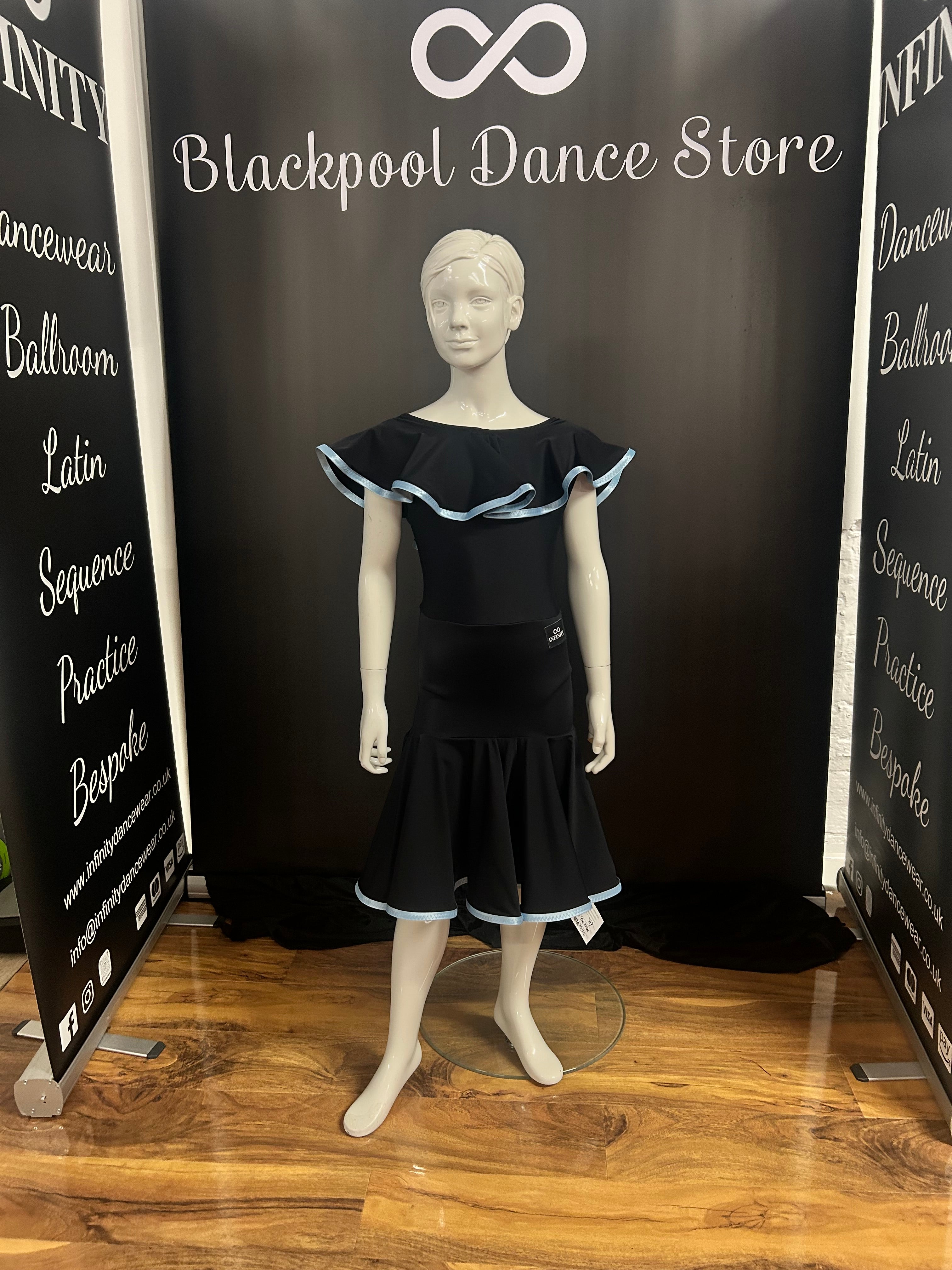 Dual Purpose Dress (Blue Trim)