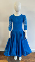 Electric Blue Ballroom / Classical Sequence Dress