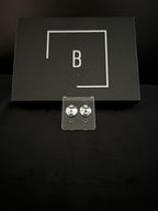 Round Stud Earrings