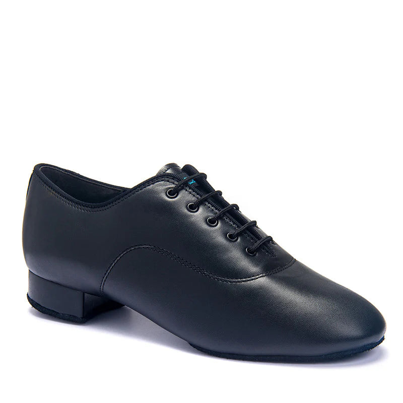 Contra Men's Ballroom Shoes in Black Calf leather traditional finish by Blackpool Dance Store