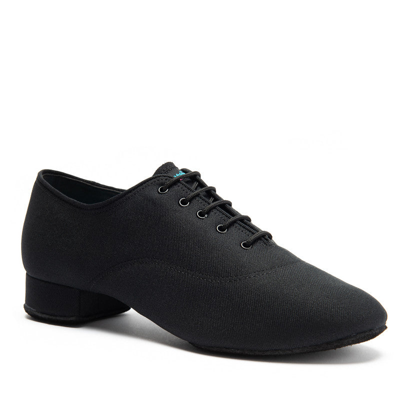 Contra Pro - Black Lycra | Men's Ballroom Dance Shoes | IDS
