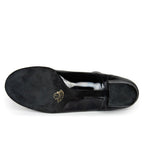 Contra Pro black patent men's ballroom shoe — alternate angle, International Dance Shoes