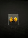 Oval Stud Earrings