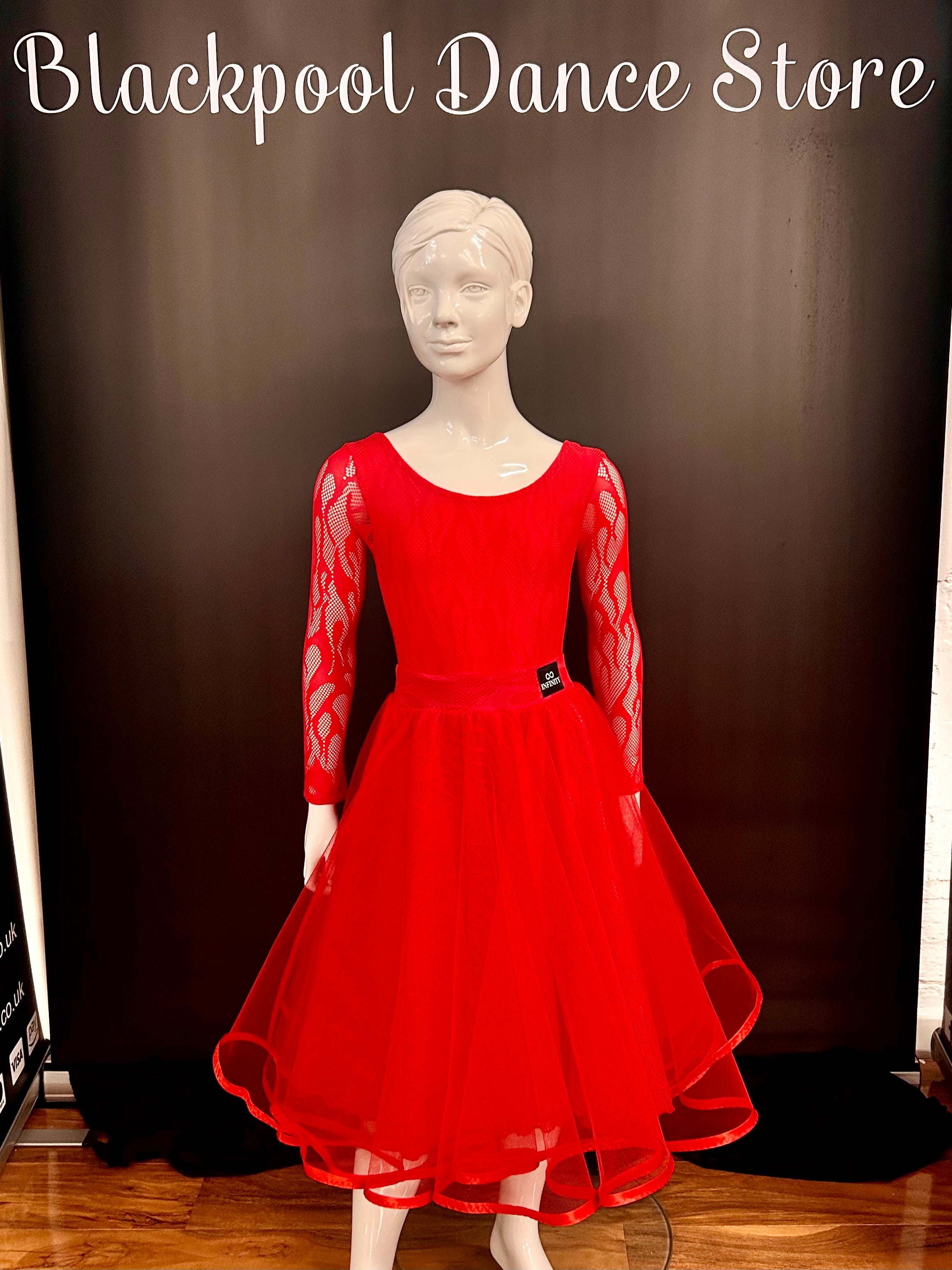 “Essentials” Flame Ballroom Skirt