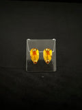 Pear Drop Stud Earrings