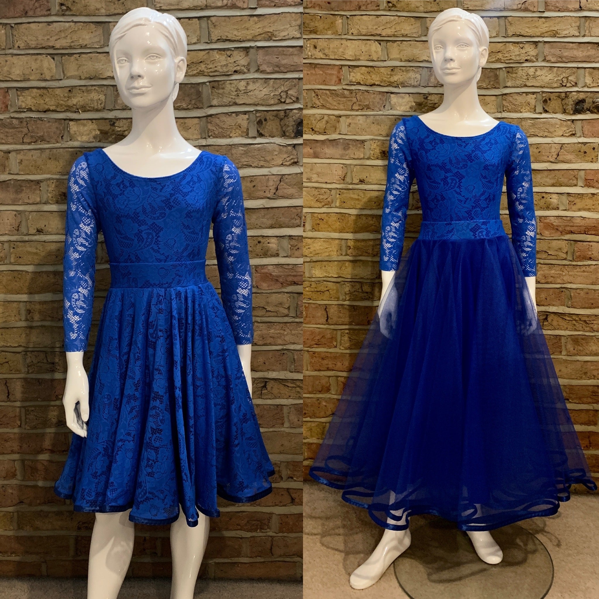 Juvenile Ballroom & Latin Three Piece Set – Stretch Lace (Made to Order)