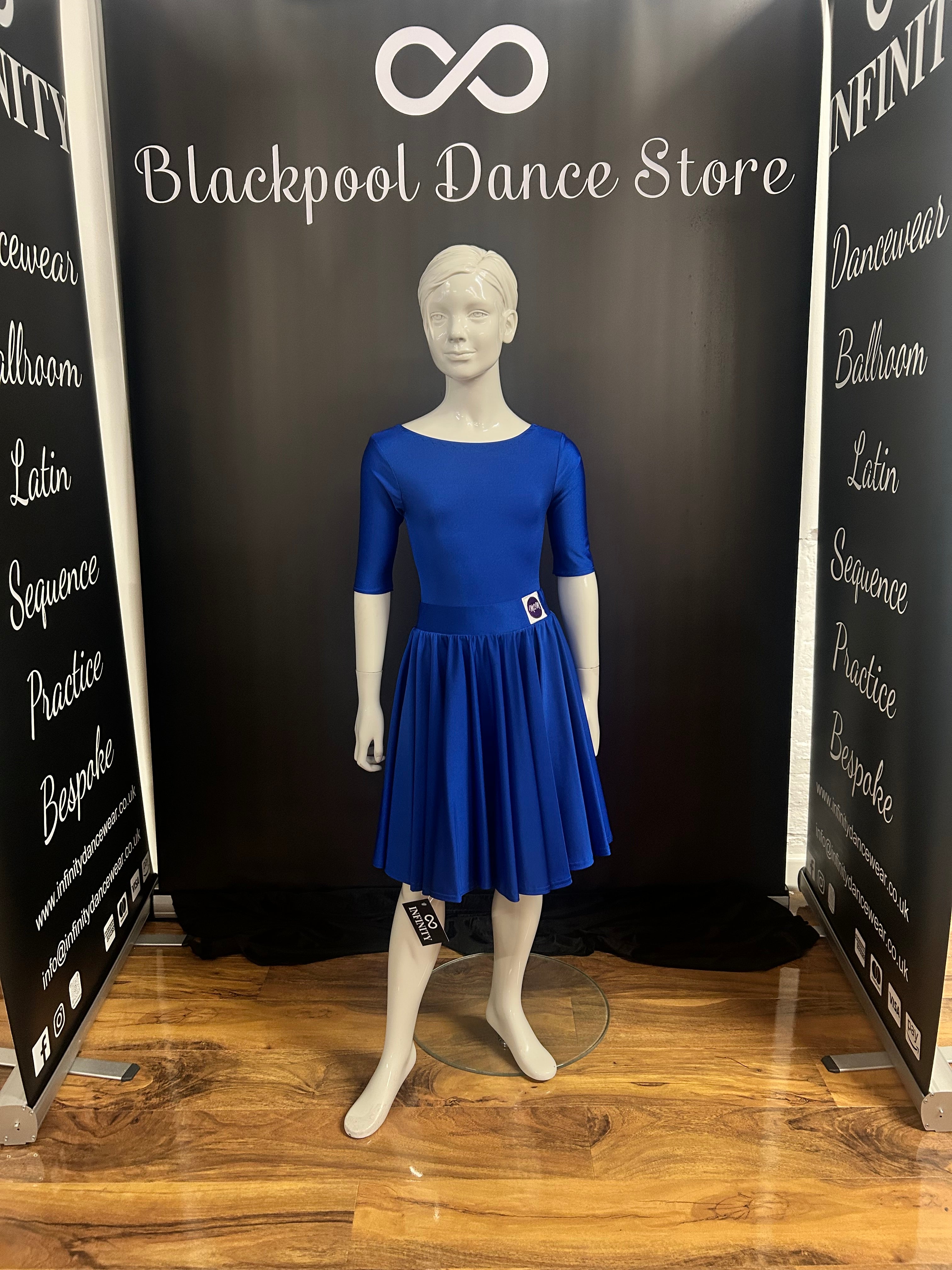 Latin Two Piece - Blue