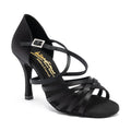 Flavia Black Satin | International Dance Shoes