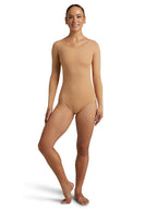 Capezio H07 footUndeez in Light Suntan — sole view