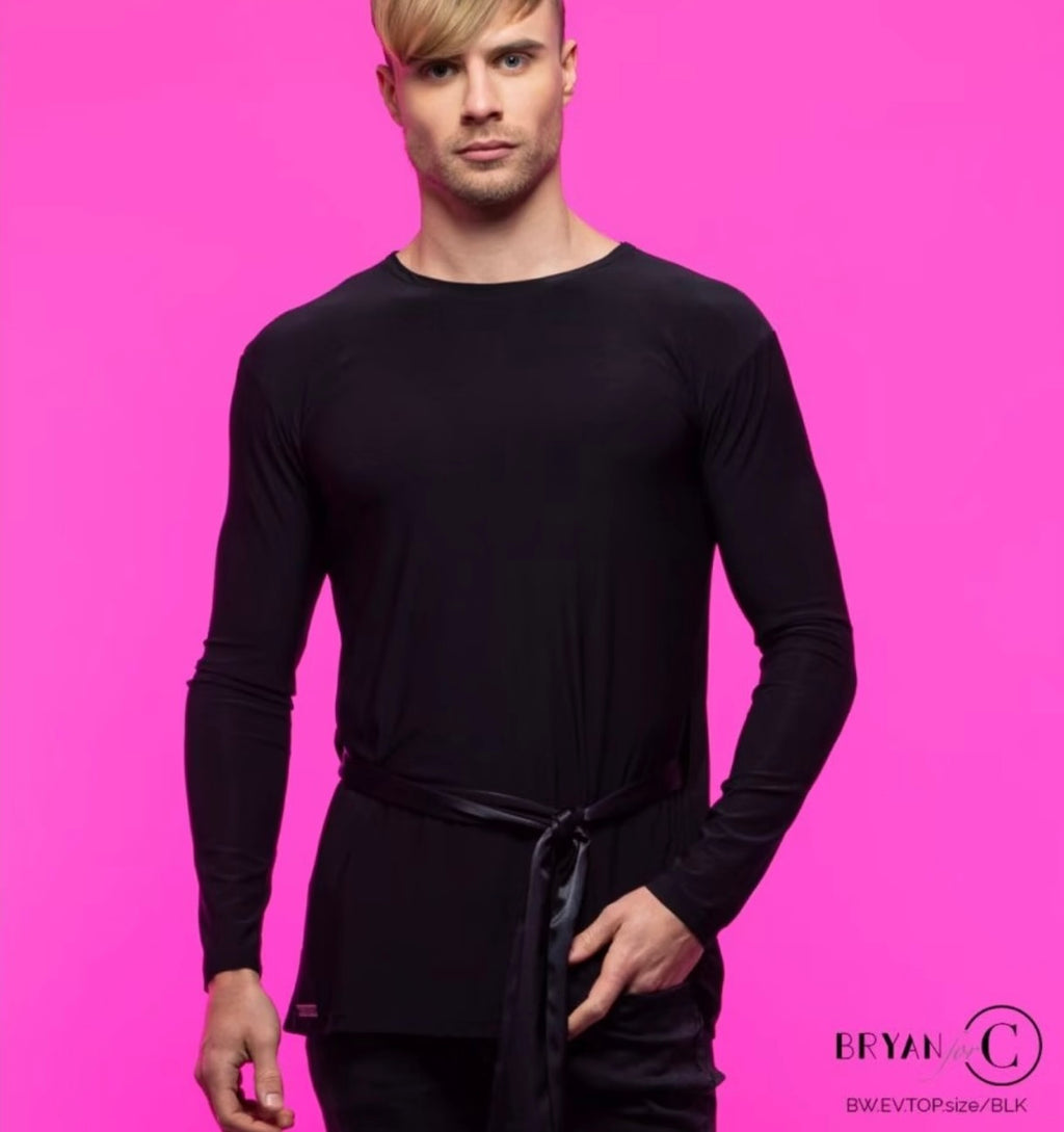 Bryan for Chrisanne Clover Men's Everett Latin Dance Top
