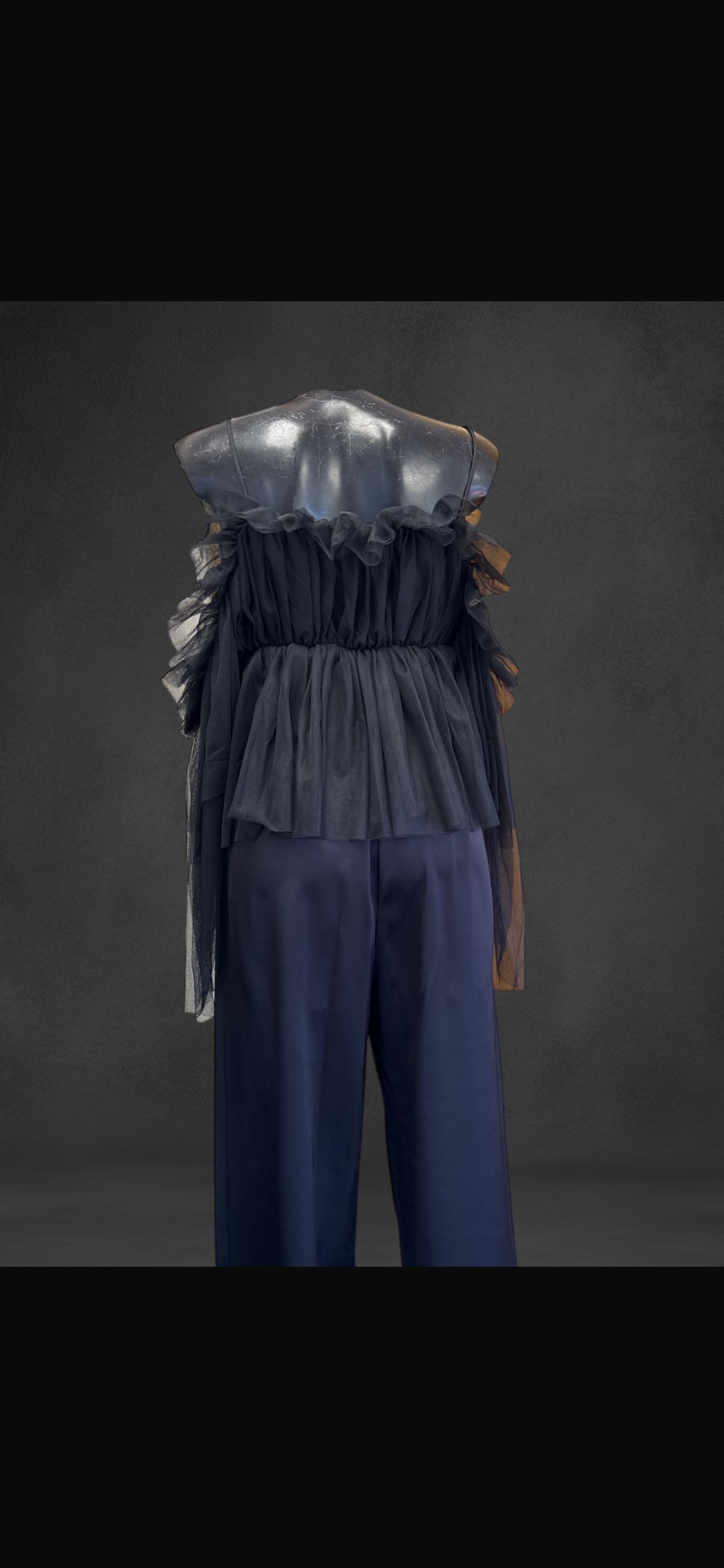 Pure Class - Sheer Ruched Top