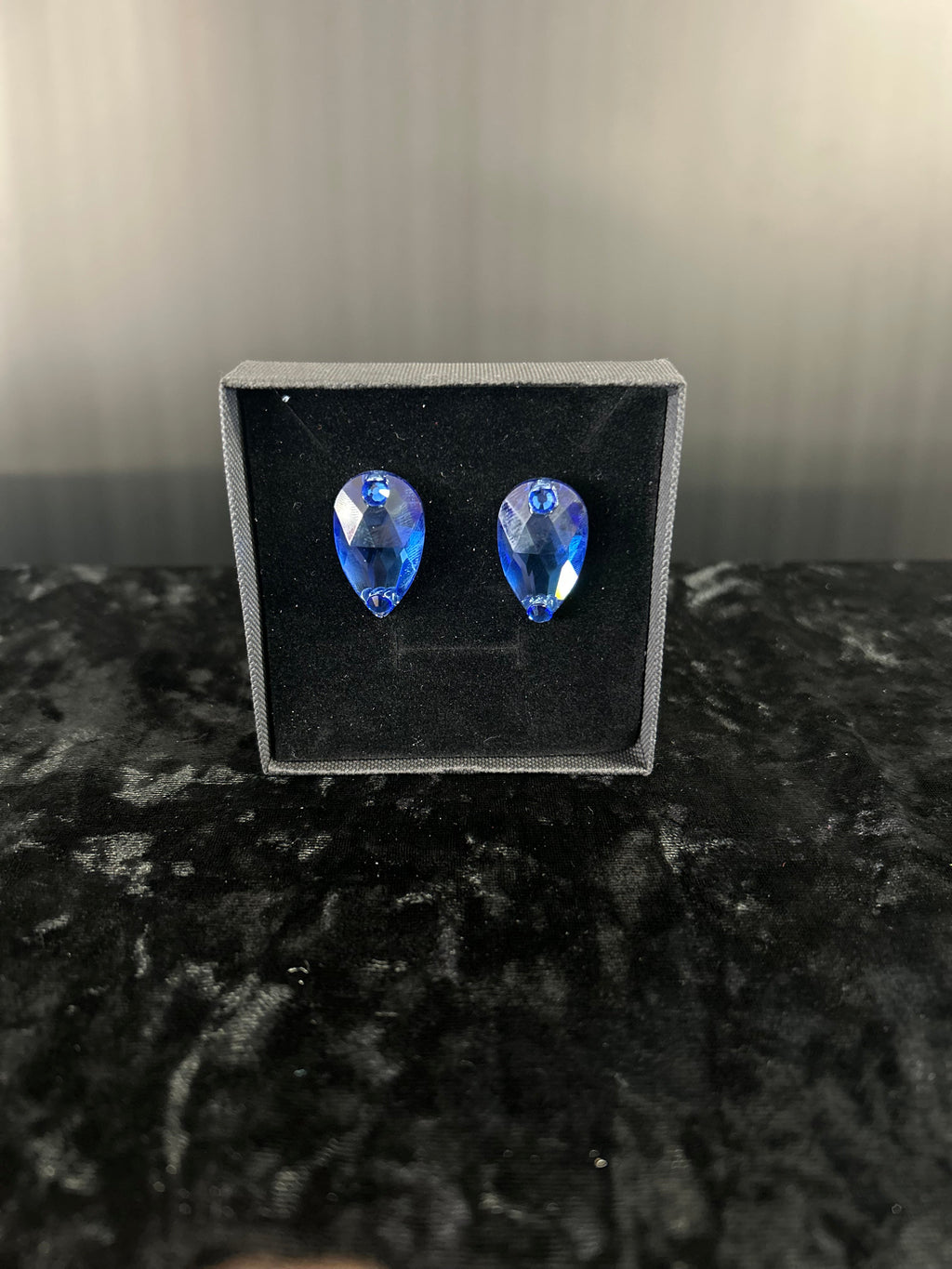 Pear Drop Stud Earrings