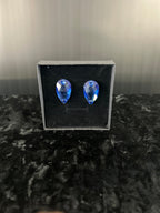 Pear Drop Stud Earrings