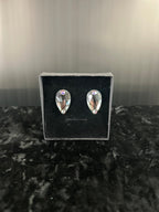 Pear Drop Stud Earrings