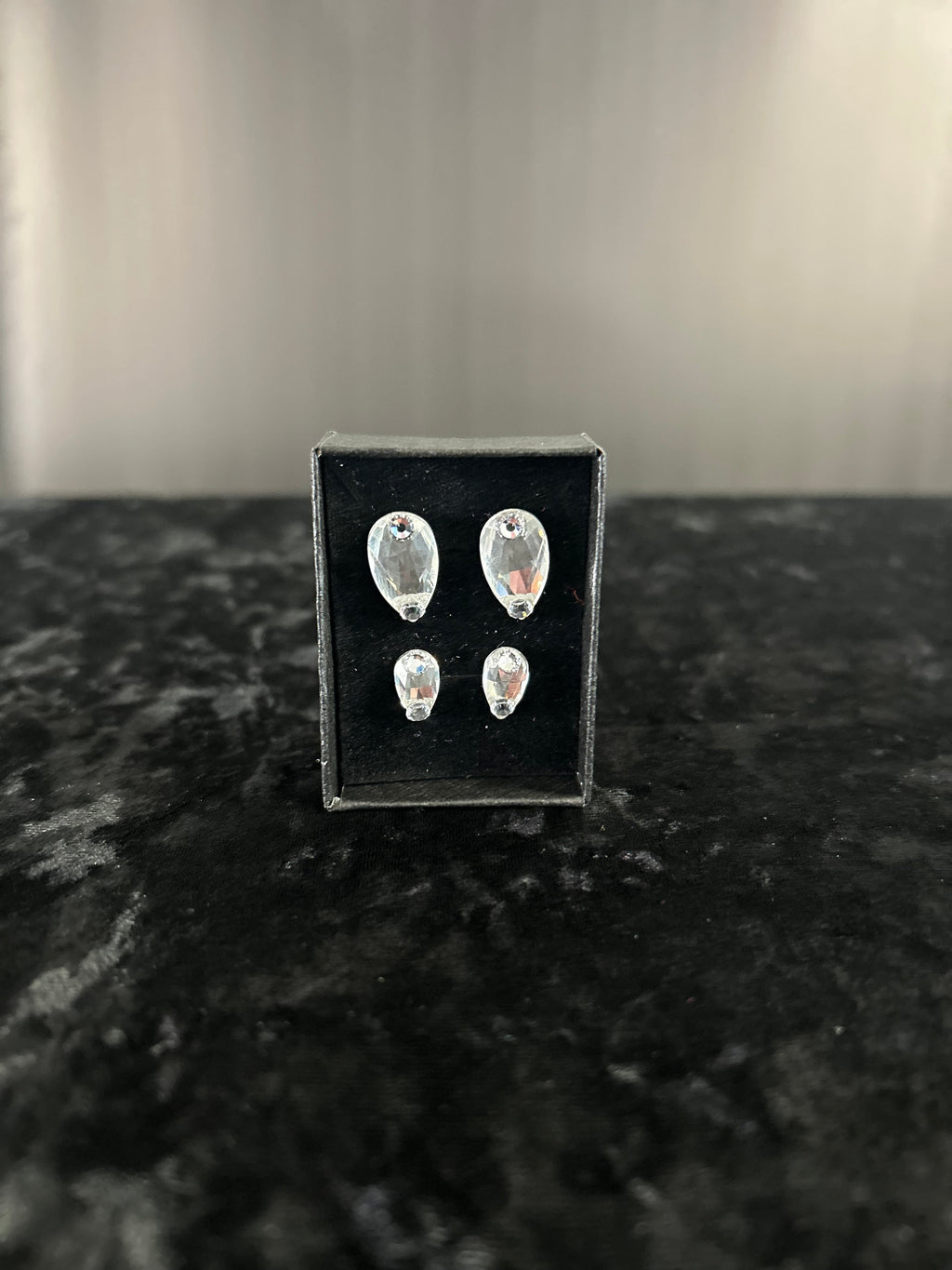 Pear Drop Stud Earrings