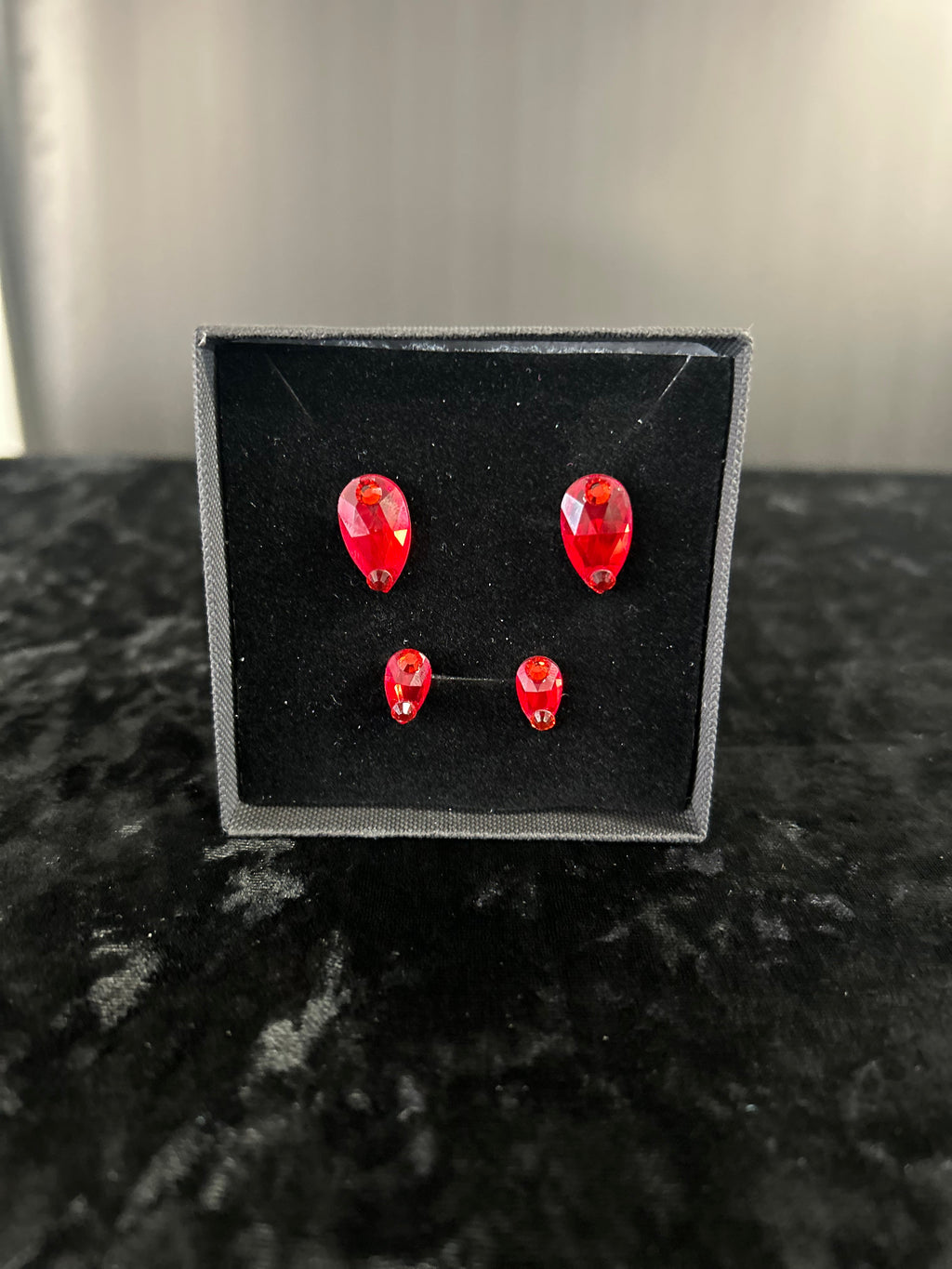 Pear Drop Stud Earrings