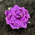 Luxury Crystal Stoned Hair Flower Clip