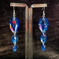 3 Drop Earrings in Pear drop