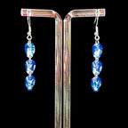 3 Drop Earrings in Pear drop