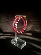 Skinny "Glitz" Hoop Earrings