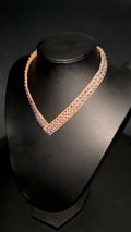 Aurora Crystal AB dance necklace by Blackpool Bling