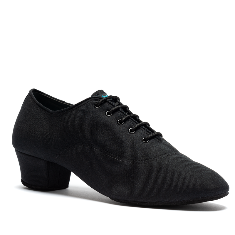 Rumba - Black Lycra | Men's Latin Dance Shoes | IDS