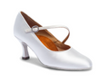 ICS Roundtoe Single Strap - White Satin