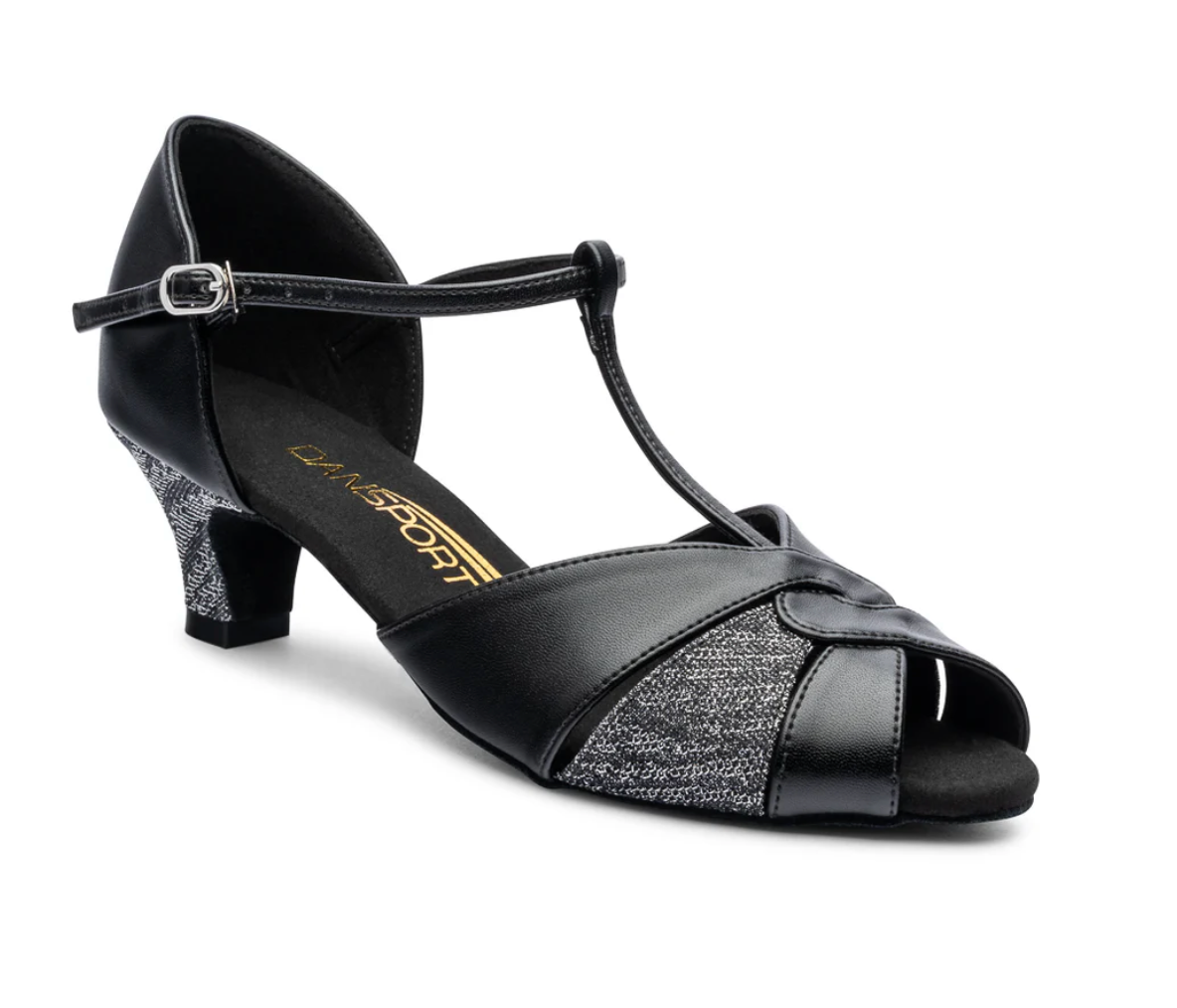 S4011 - Black NotCalf/BlackSilver Glitter