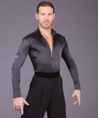 DSI Stretch Satin Latin Shirt