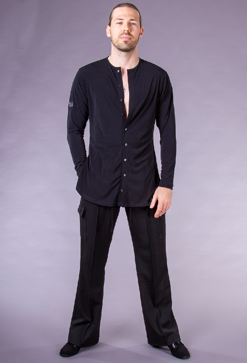 DSI Black Practice Shirt with Buttons