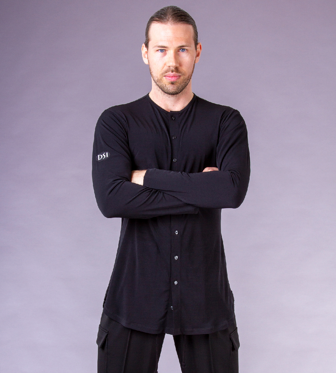 DSI Black Practice Shirt with Buttons