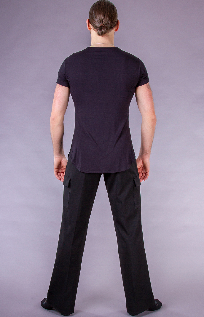 DSI Black Slim Fit T-Shirt (Nylon / Lycra)