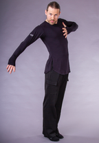 DSI Black Long Sleeve Practice Top with Thumb Holes