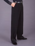 DSI Two Small Pleated Ballroom Trousers with Pockets & Belt Loops