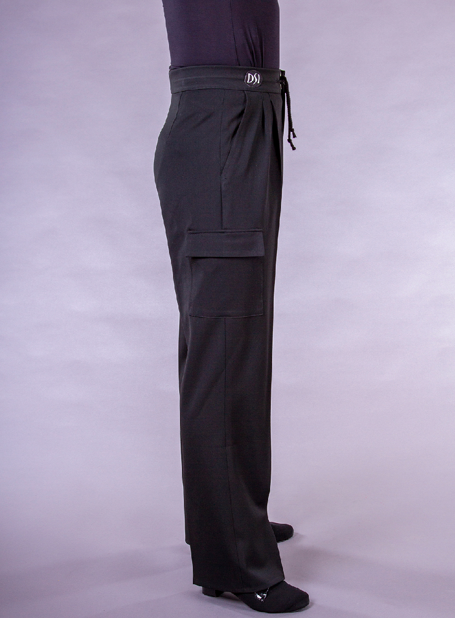 DSI Black Cargo Practice Trousers – Straight Leg