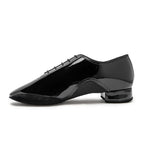 Romeo Men's Ballroom Shoes split-sole and wrap-around toe construction view by Blackpool Dance Store